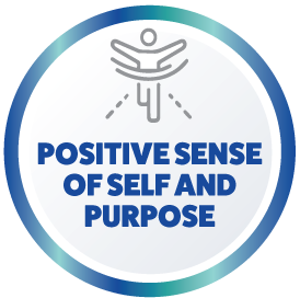 positive sense of self and purpose
